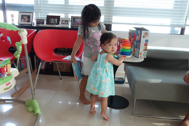 The Seoul sisters, back at home.